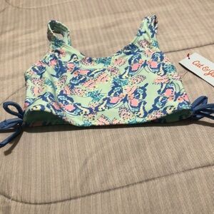 NWT Cat &Jack Swimsuit Top Size S ( 6/ 7)